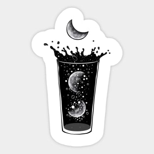 Moon Slices Soda Sticker